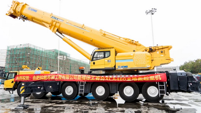 徐工XCA460順利交付合肥皖能吊裝工程有限公司 徐工XCA460順利交付合肥皖能吊裝工程有限公司